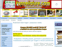 Tablet Screenshot of pannellature.com